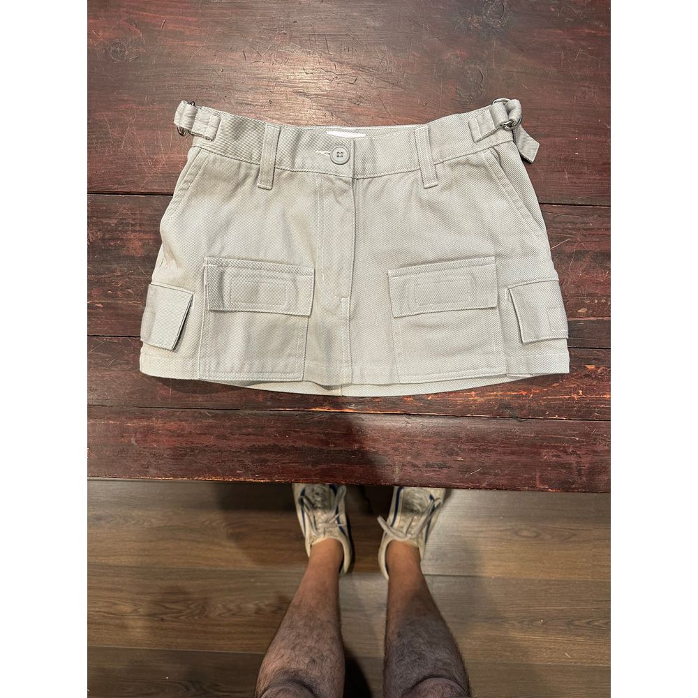 Low Rise Utility Skirt - Silver Gum