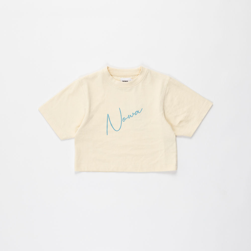 90’s Crop tee in ivory