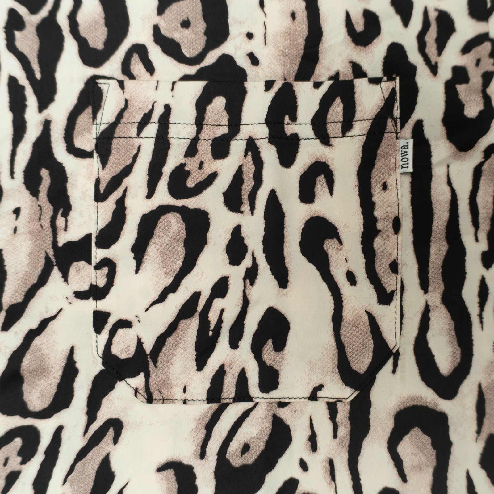 Leopard Silk S/S Camp Collar Shirt