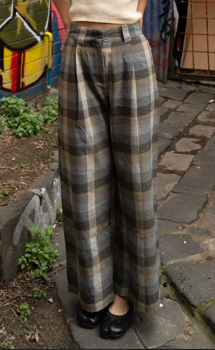 1924 Wide Trouser In Panel