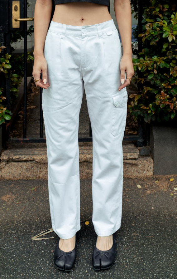 1990 Cargo Trouser -  Bright White