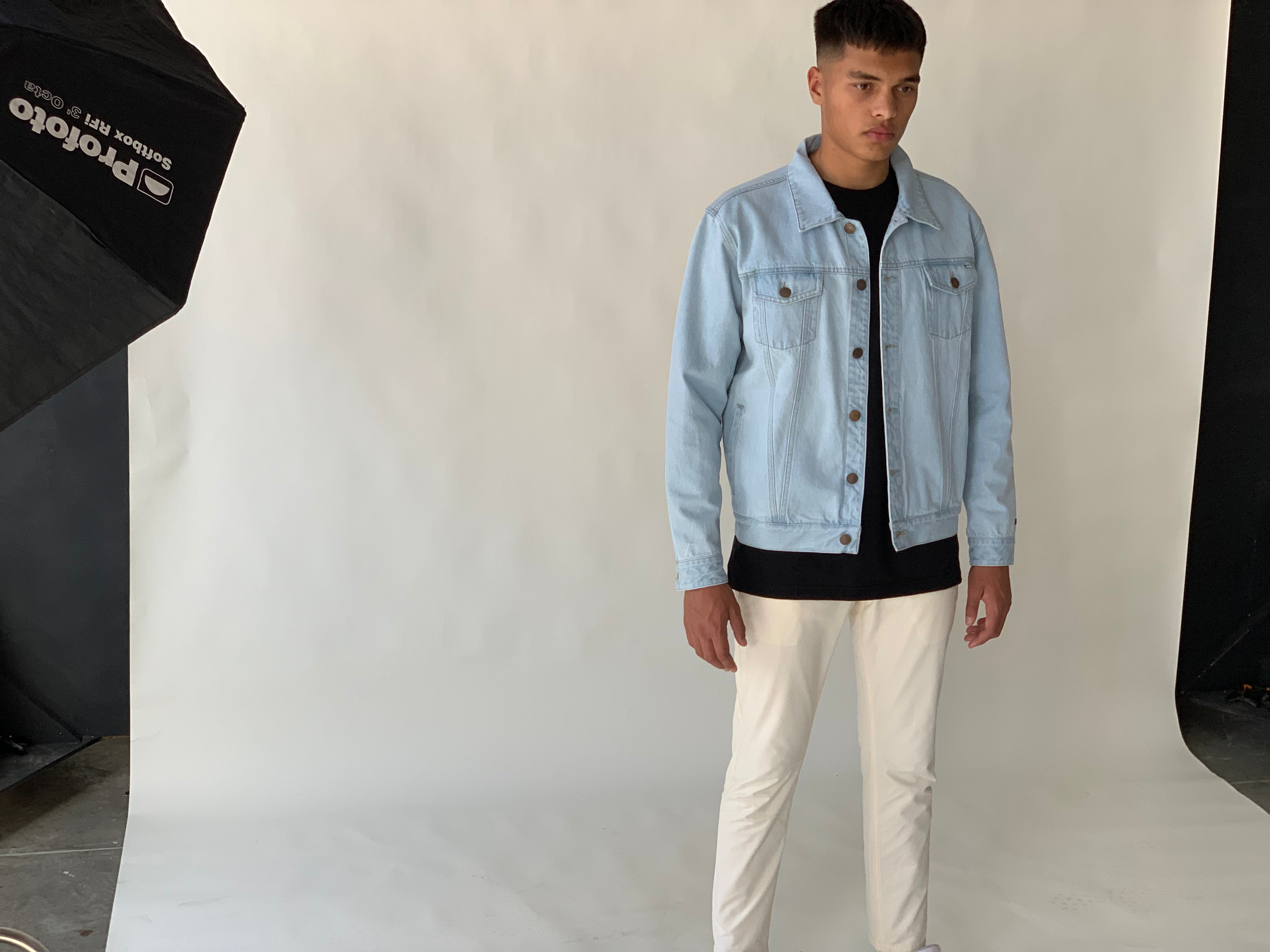 Trucker Jacket in 1991 Denim Blue