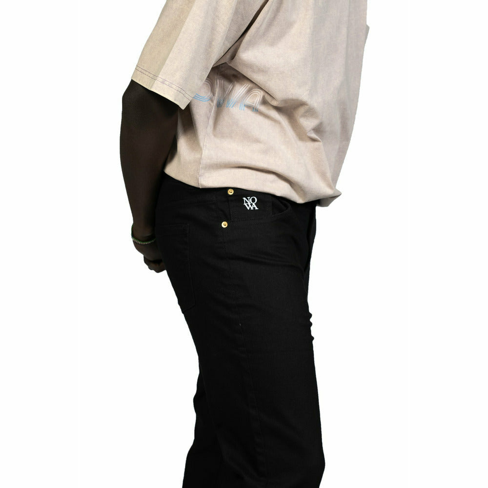 1991 Mid Rise Straight Leg Jean Black