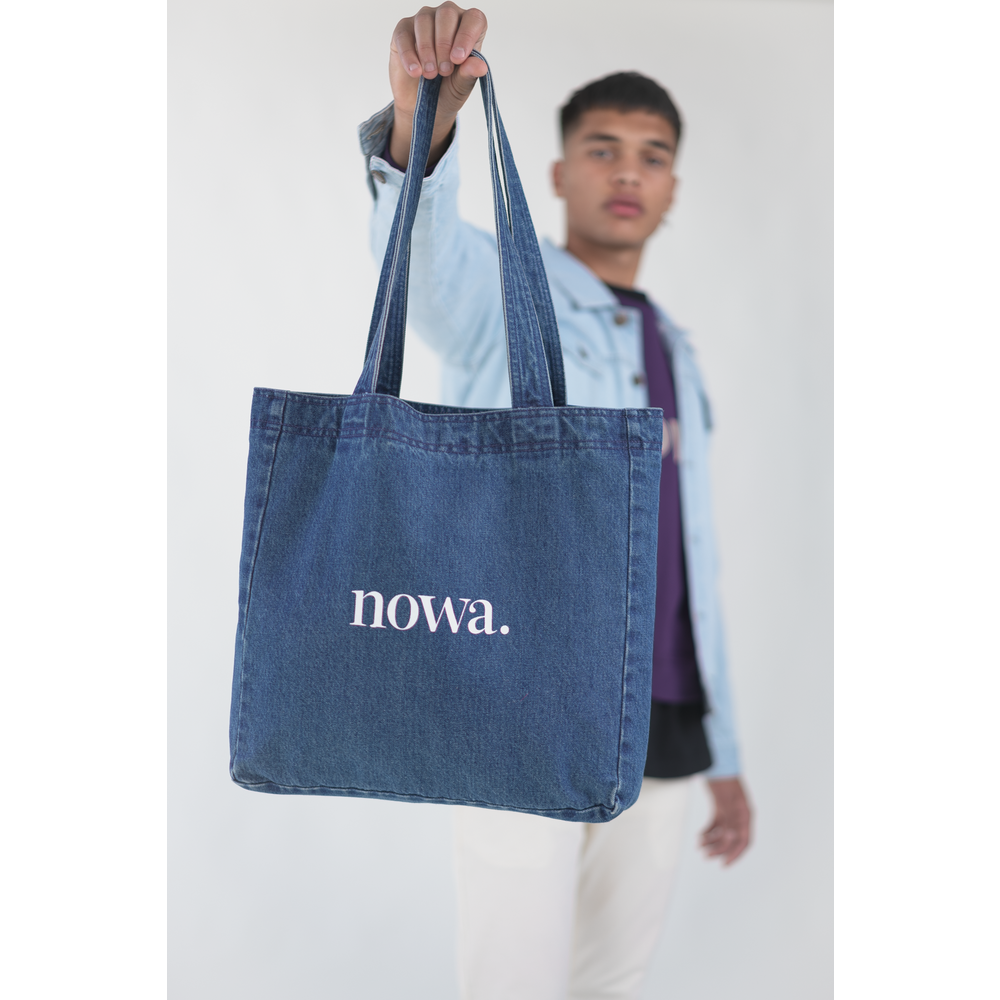 Medium Denim Tote Bag