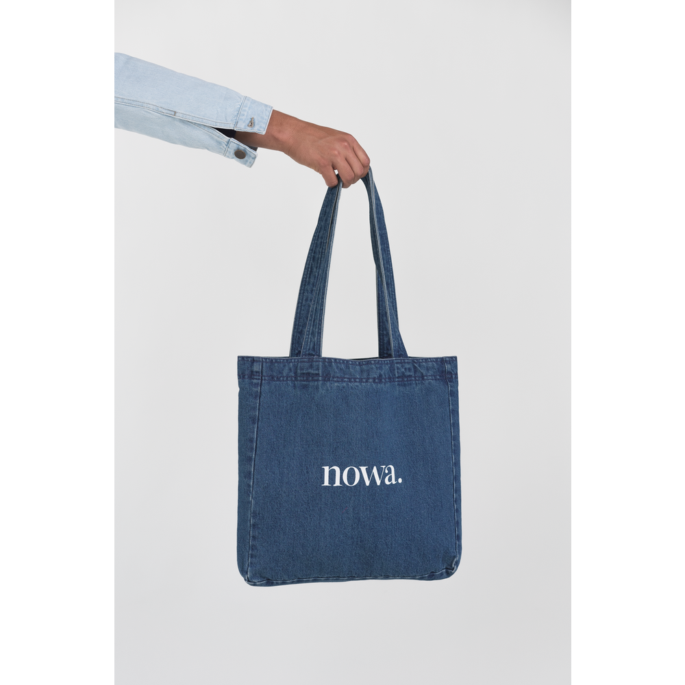 Medium Denim Tote Bag