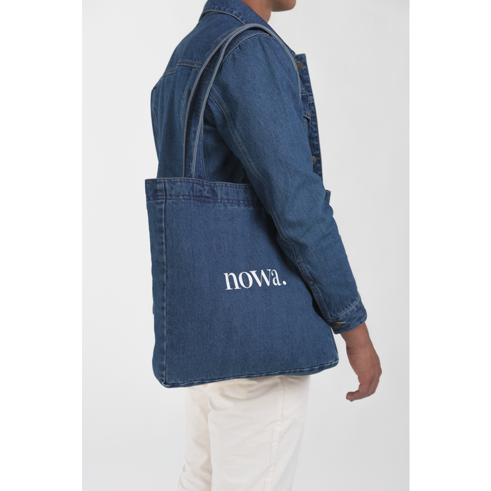 Medium Denim Tote Bag