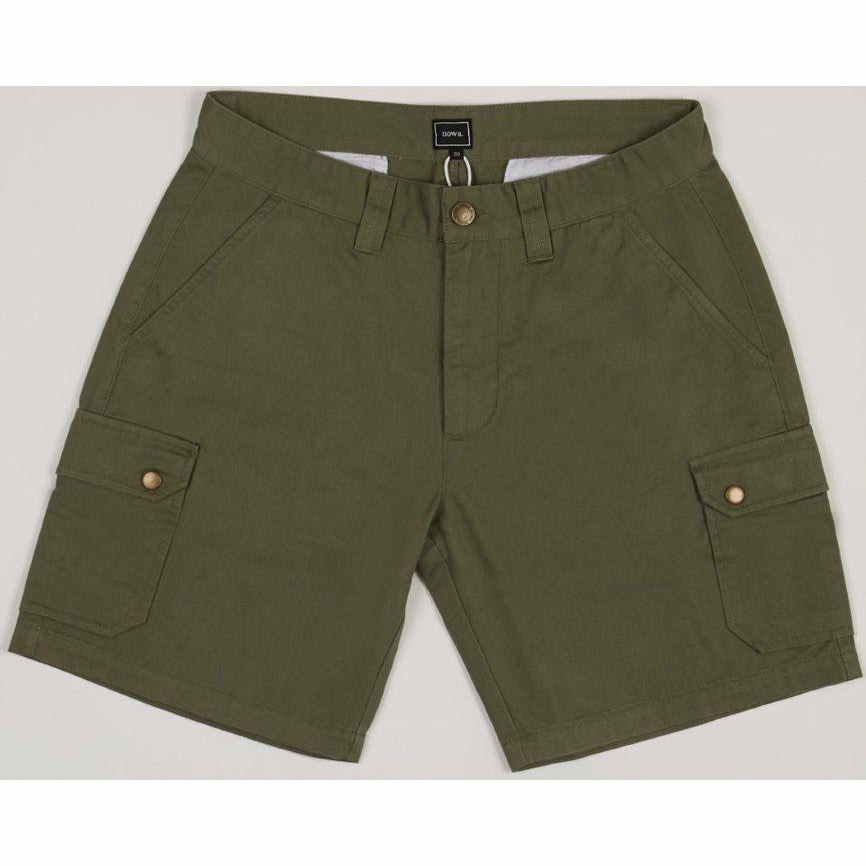 Hudson Stomper Cargo Shorts - Olive Green - nowa.