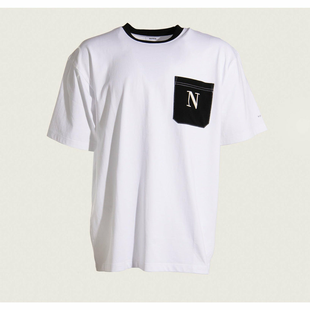 White Oversized Pocket Tee