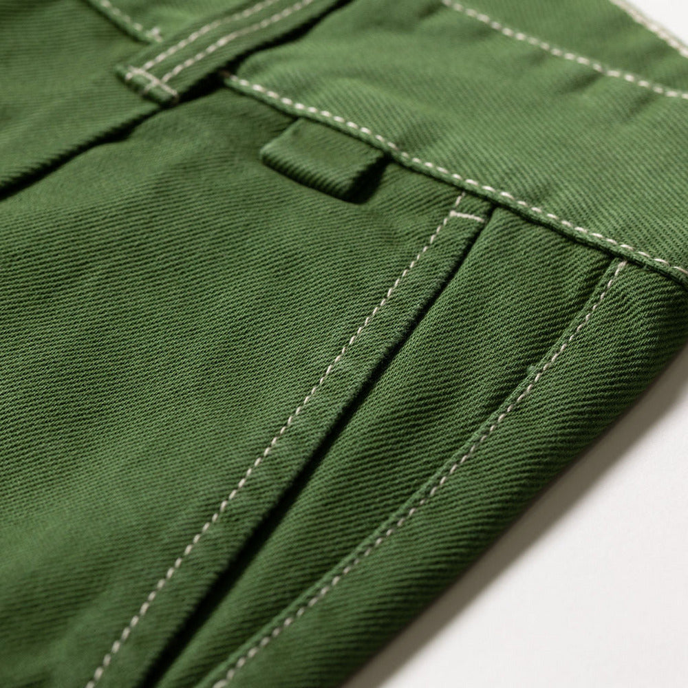 1990 Relaxed Leg Cropped Trouser - Green