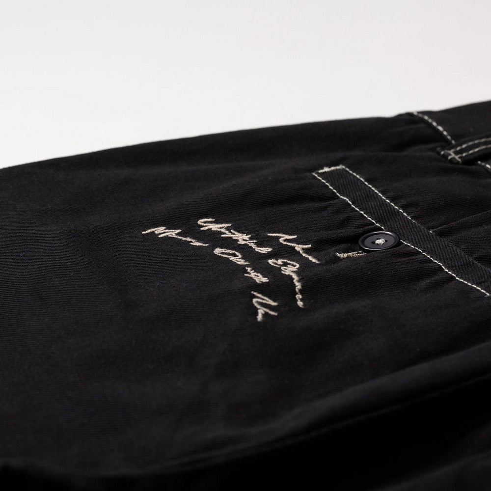 1920 Relaxed Leg Cropped Trouser - Black