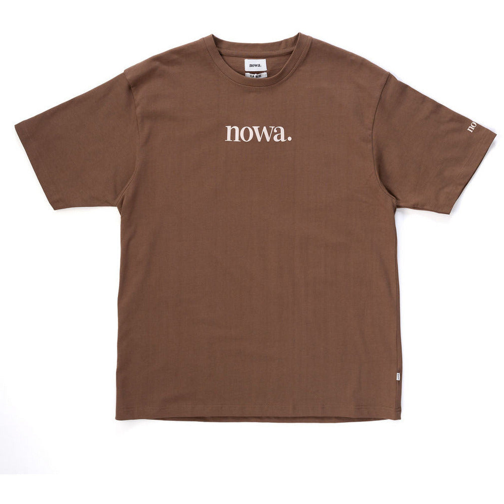 Staten T-Shirt - Brown, Heavyweight 280GSM 100% Cotton Jersey Tee Shirtu