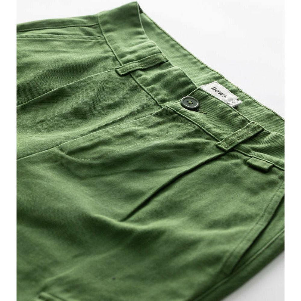 Straight Leg Cargo Trouser - Garden Green