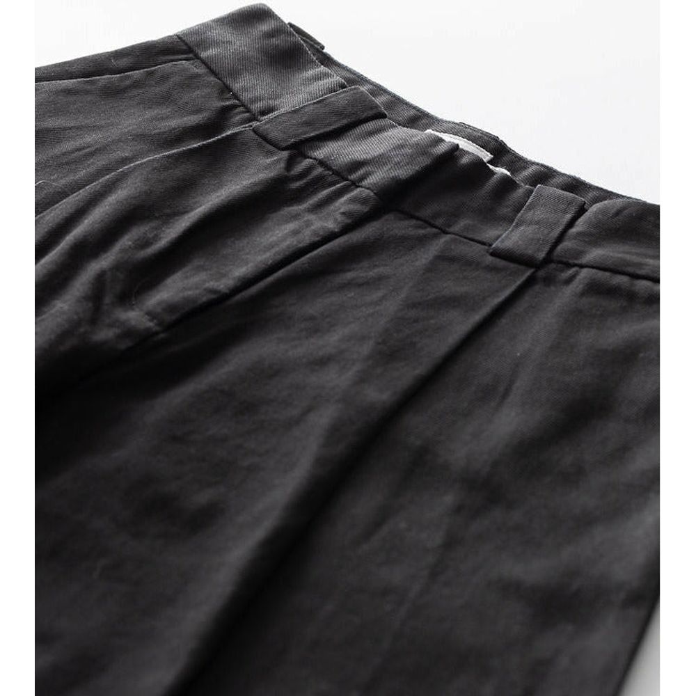 1924 High & Wide Leg Trouser - Char Black