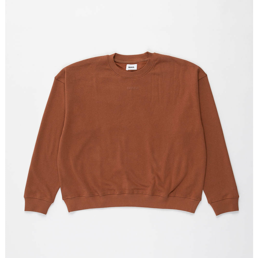 Crewneck In Coconut Brown