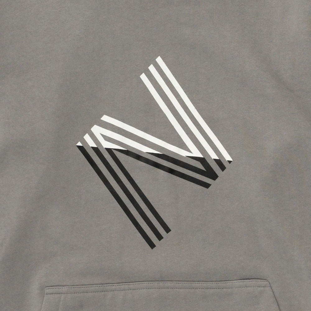 Sporting Hooded Sweatshirt in Grey no