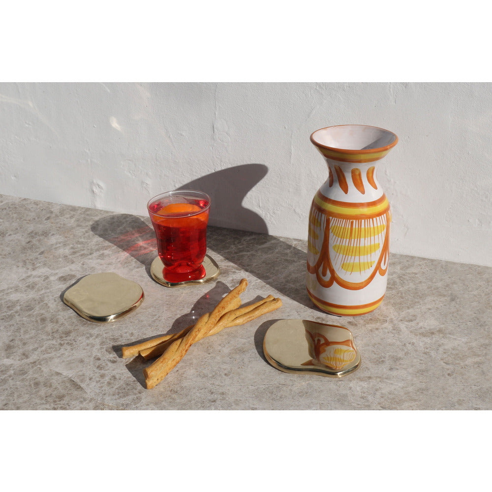 Brass Cocktail Coasters