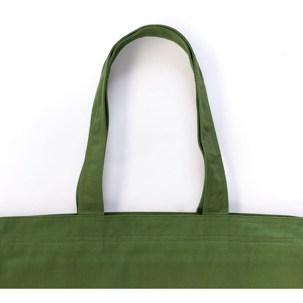 Large Green Denim Tote Bag - Nowa Tote Bag in 12.5oz Denim