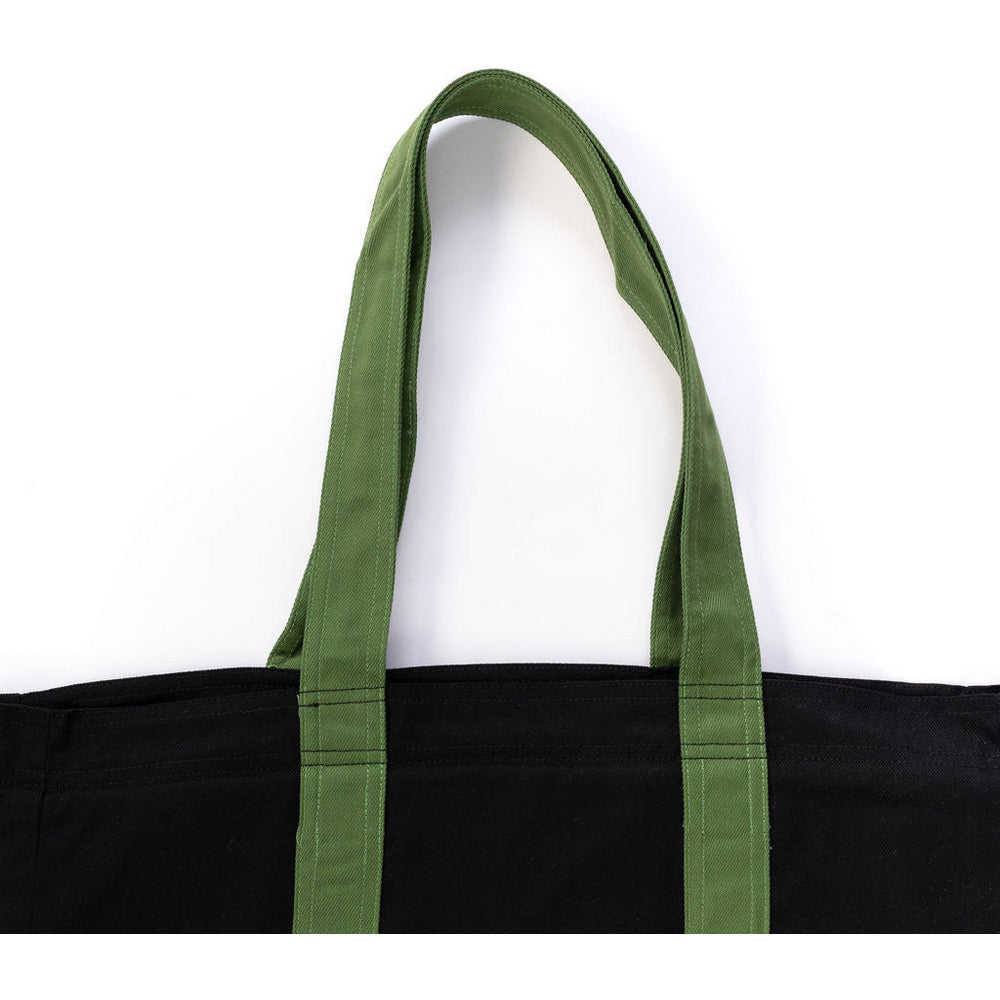 Large Black/Green Tote Bag