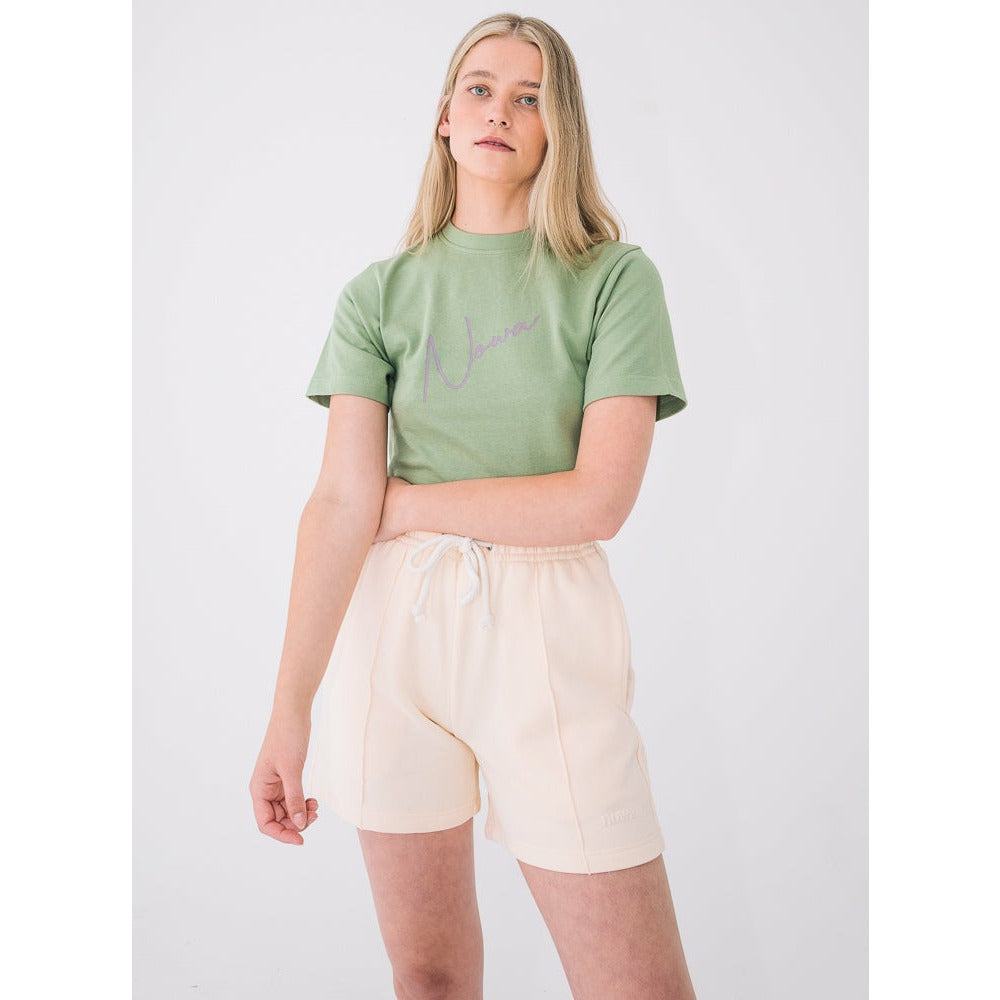 Signature Cropped Tee in Green